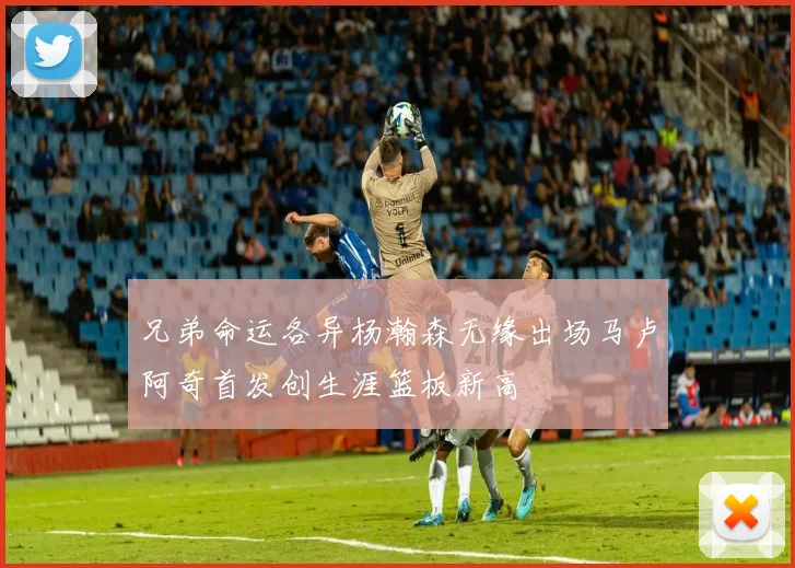 兄弟命运各异杨瀚森无缘出场马卢阿奇首发创生涯篮板新高